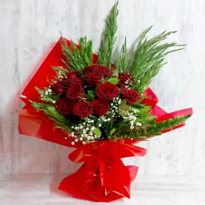 Yeşil Panpas ve Güller