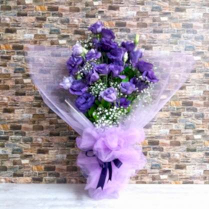 Mor Lisyantus Buketi Mor Lisyantus Buketi