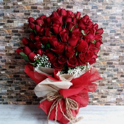 100'lü Kırmızı Gül Buketi 100'lü Kırmızı Gül Buketi