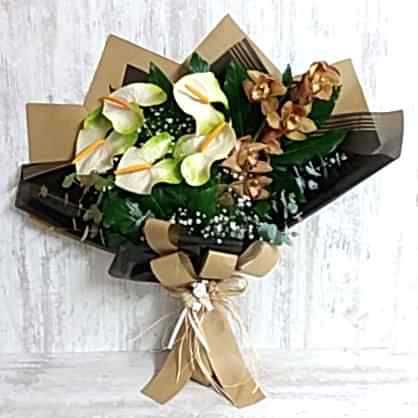 Orkide ve Antorium Buketi