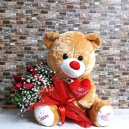 50 Cm Kahverengi Peluş