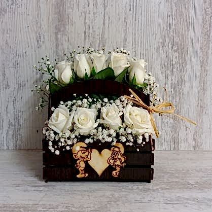 Şirinler Figürlü Güller