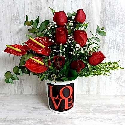 Seramikte Antoryum ve Güller