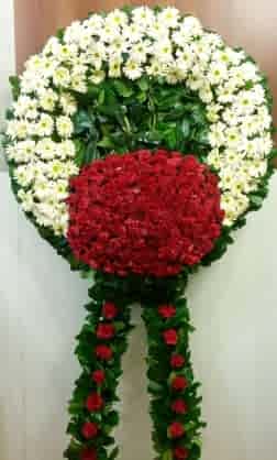 Kırmızı Beyaz Göbekli Çelenk