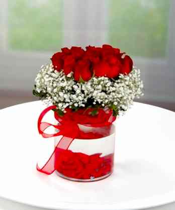 Aşk Dolu  Kırmızı Güller
