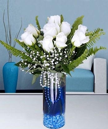 Sevgiliye  Beyaz Güller