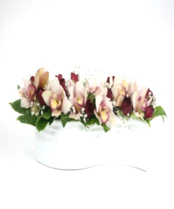 Özel Vazo Orkideler Güller Özel Vazo Orkideler Güller