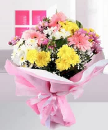 Karışık Çiçek Buketi