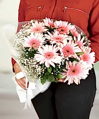 Pembe Gerbera Buketi