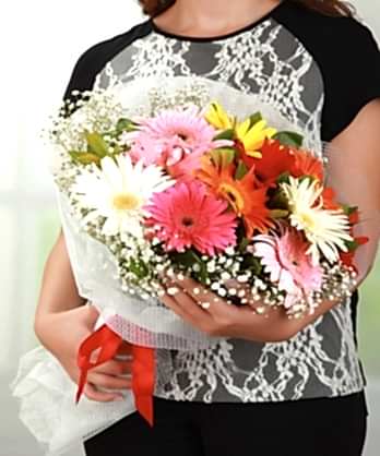 Renkli Gerbera Buketi