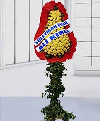 Sarı Kırmızı Ayaklı Sepet