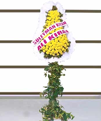 Sarı Beyaz Ayaklı Sepet