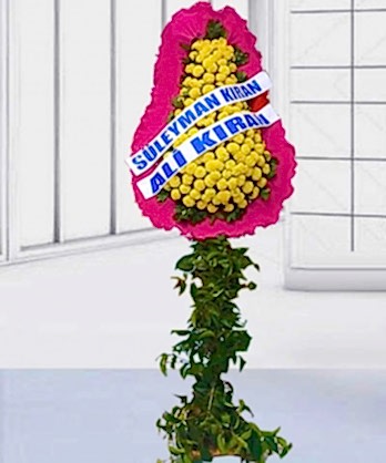 Pembe Sarı Ayaklı Sepet