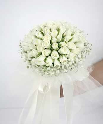 Beyaz Prenses Gelin Buketi