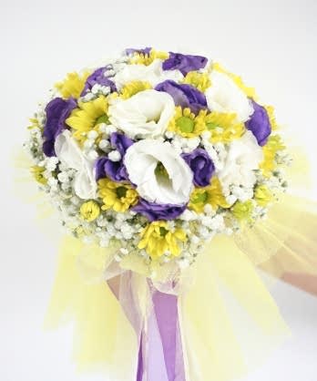 Kır Çiçekleri Gelin Buketi