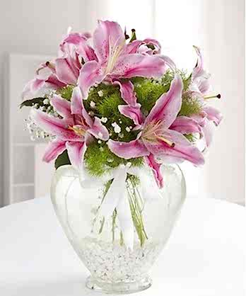 Kalpte Pembe Lilyumlar