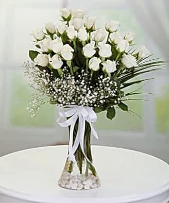 Zarif 25 Beyaz Güller