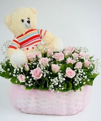 Oyuncaklı Şirin Sepet