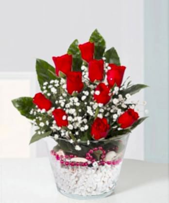 Aşkını Anlat 10 Kırmızı Gül