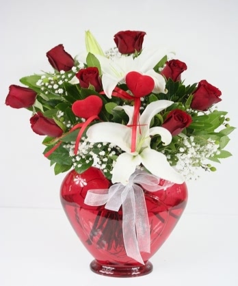 Özel Kalpli Çiçekler