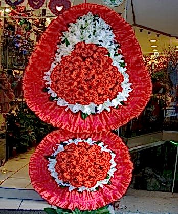 Kırmızı Beyaz Gelin Duvak