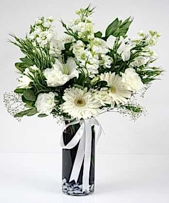 Zarif Beyaz Aranjman