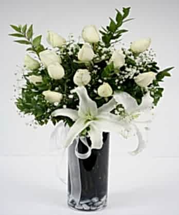 Beyaz Güller Lilyumlar