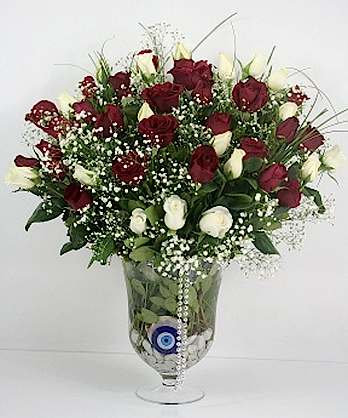 Aşkıma Kırmızı Beyaz Güller